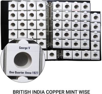 MONEY TREE British India Copper Coins - Mint Wise Dummy Album Coin Bank