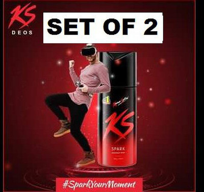 Kamasutra DEO SPARK EACH 150ML S__2 Deodorant Spray  -  For Men(300 ml, Pack of 2)