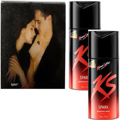 Kamasutra DEO SPARK EACH 150ML P++2 Deodorant Spray  -  For Men(300 ml, Pack of 2)