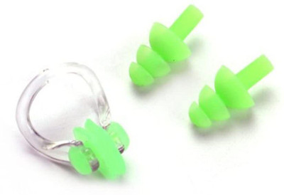 Digital Shoppy Swimming clip Ear Plug & Nose Clip(Green)