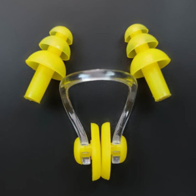 Digital Shoppy Swimming clip Ear Plug & Nose Clip(Yellow)