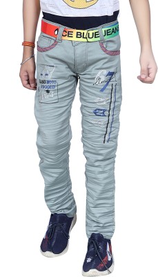 Kundan Regular Boys Grey Jeans