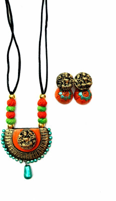 Devi creation Terracotta Multicolor Jewellery Set(Pack of 1)