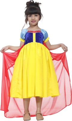 Wow princess Baby Girls Calf Length Party Dress(Multicolor, Sleeveless)