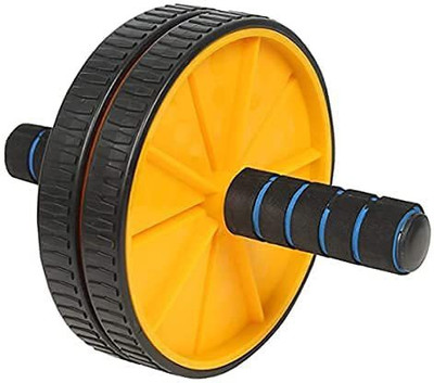 KRISHNA SURGICAL CO 6 pack exerciser double ab wheel Ab Exerciser(Yellow)
