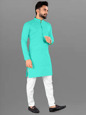 FRELURO Men Kurta Pyjama Set