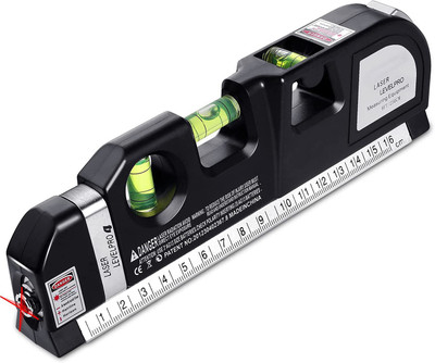 uptodateprouducts Multipurpose Laser Level for Picture Hanging, Spirit Levels Line Lasers, 8 feet Measuring Tape, Adjusted Standard and Metric Tape Ruler Non-magnetic Line Level(18.5 cm) uptodateprouducts Multipurpose Laser Level for Picture Hanging, Spirit Levels Line Lasers, 8 feet Measuring Tape, Adjusted Standard and Metric Tape Ruler Non-magnetic Line Level(18.5 cm)