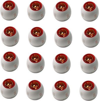 Electro Factory Fancy Red Ring Bulb Holder - Pack of 20 Plastic Light Socket(Pack of 20)