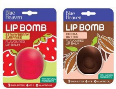 BLUE HEAVEN LIP BOMB (strawberry surprise and cocoa butter) 1(Pack of: 2, 16 g)