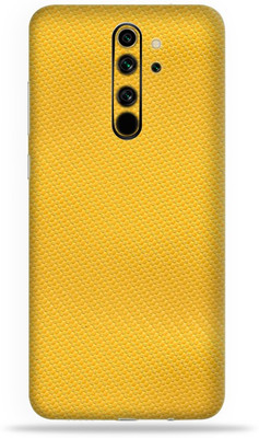 BugguSkin REDMI Note 8 Pro Mobile Skin(Ultra Super Yellow Carbon Fiber Skin With High Mattte Finish.)