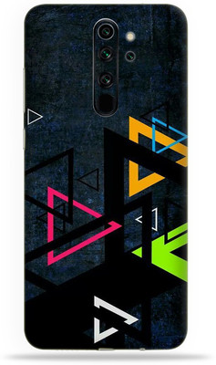 LAMHA Redmi Note 8 Pro Mobile Skin(Ultra Super Color Triangles Skin With High Matte Finish.)