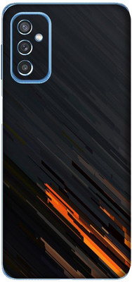 Toppings Samsung Galaxy M52 5G Mobile Skin(Black)