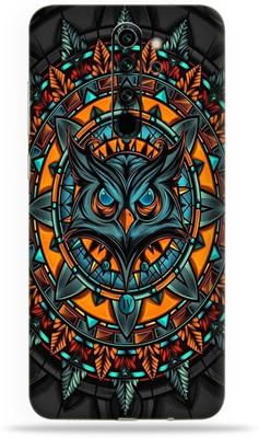 LAMHA Redmi Note 8 Pro Mobile Skin(Ultra Super Mighty Owl Skin With High Matte Finish.)