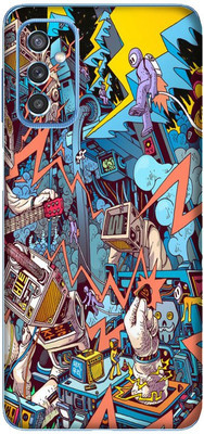 Toppings Samsung Galaxy M52 5G Mobile Skin(Multicolor)