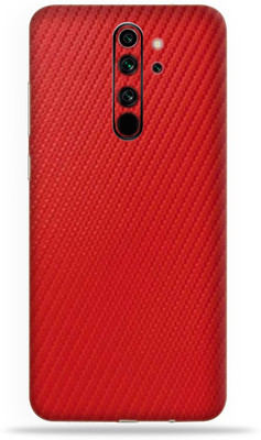 BugguSkin REDMI Note 8 Pro Mobile Skin(Ultra Super Red Carbon Fiber Skin With High Mattte Finish.)