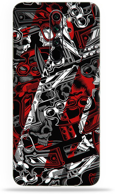 LAMHA Redmi Note 8 Pro Mobile Skin(Ultra Super Color Arms With High Matte Finish.)