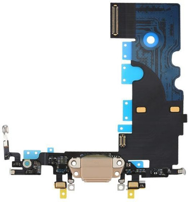 Purplesavvy USB Port Flex Cable For iPhone 8 (Gold) Charging PCB Complete Flex