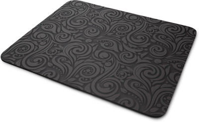 Shieldsmore black and grey floral Abstract DESIGN Mousepad(Multicolor)