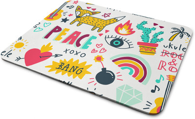 Shieldsmore gothic Abstract DESIGN 2 Non Slip Base Mousepad(Multicolor)