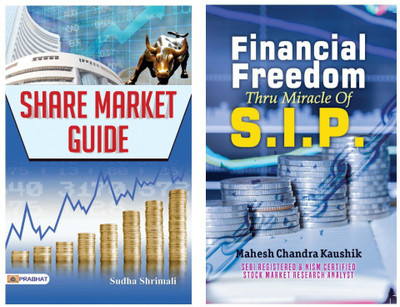 Share Market Guide + Financial Freedom Thru Miracles Of S.I.P | Simplified Strategies For Investing Success And Wealth Accumulation | Set Of 2 Books In English Sudha Shrimali And Mahesh Chandra Kaushik(Bundle, Sudha Shrimali, Mahesh Chandra Kaushik) Share Market Guide + Financial Freedom Thru Miracles Of S.I.P | Simplified Strategies For Investing Success And Wealth Accumulation | Set Of 2 Books In English Sudha Shrimali And Mahesh Chandra Kaushik(Bundle, Sudha Shrimali, Mahesh Chandra Kaushik)