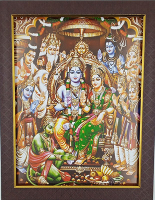 FRAMTASTIC RAM DURBAR PHOTO FRAME 10x12 INCHES Religious Frame