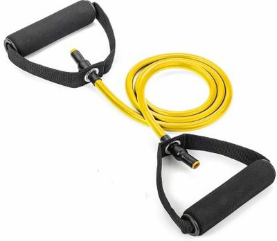 GJSHOP Resistant Tube Stretchable Latex Rope Arm, Leg, Back, Chest Home Gym Exerciser Resistance Tube(Yellow)