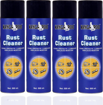 KANGAROO Rust Remover Spray, Multipurpose- 500 ML Each (Set of 4) Rust Removal Aerosol Spray(2000 ml)
