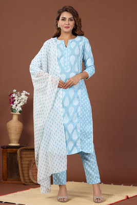 jaipur trends Printed Kurta, Trouser/Pant & Dupatta Set
