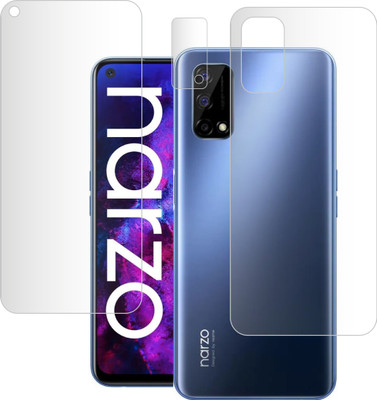 TRUSTin.ONLINE Front and Back Screen Guard for Realme Narzo 30 Pro, Narzo 30 Pro(Pack of 3)