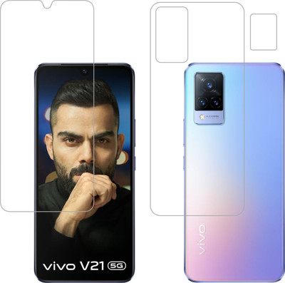 Ten To 11 Front and Back Screen Guard for ViVO V21(Pack of 3)
