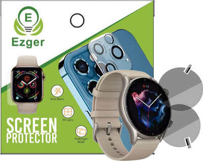 EZGER Screen Guard for AMAZFIT GTR 3 SMARTWATCH ,(Pack of 2)