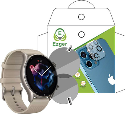 EZGER Screen Guard for AMAZFIT GTR 3 SMARTWATCH(Pack of 2)