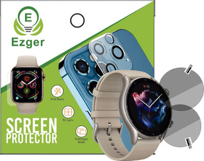 EZGER Screen Guard for AMAZFIT GTR 3 SMARTWATCH(Pack of 2)