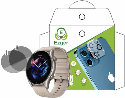 EZGER Screen Guard for AMAZFIT GTR 3 SMARTWATCH(Pack of 2)
