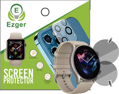 EZGER Screen Guard for AMAZFIT GTR 3 SMARTWATCH(Pack of 2)