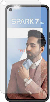 TELTREK Tempered Glass Guard for TECNO SPARK 7 PRO KF8 (Flexible Matte)(Pack of 1)