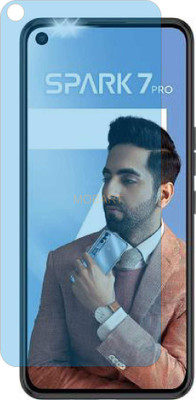 MOBART Tempered Glass Guard for TECNO SPARK7 PRO (Impossible UV AntiBlue Light)(Pack of 1)