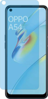 Fasheen Tempered Glass Guard for OPPO A54 CPH2239 (Impossible UV AntiBlue Light)(Pack of 1)