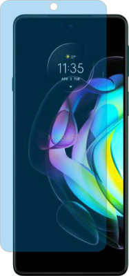 MOBART Tempered Glass Guard for MOTOROLA EDGE 2021 (Impossible UV AntiBlue Light)(Pack of 1)