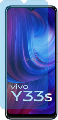 MOBART Tempered Glass Guard for VIVO Y33 S V2109 (Impossible UV AntiBlue Light)(Pack of 1)