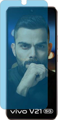 Fasheen Tempered Glass Guard for VIVO V21 5G (Impossible UV AntiBlue Light)(Pack of 1)