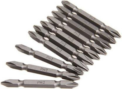 Trishul STAR BIT PH2 BOTH SIDE Screwdriver Bit Set(Pack of 10)