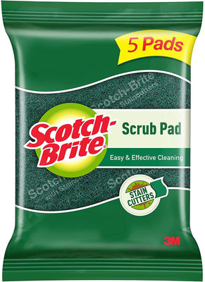 Scotch-Brite Scrub Pad(Regular, Pack of 5)