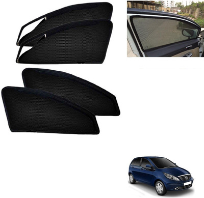 AuTO ADDiCT Side Window, Rear Window Sun Shade For Tata Indica Vista(Black)