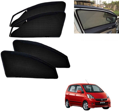 AuTO ADDiCT Side Window, Rear Window Sun Shade For Maruti Suzuki Zen Estilo(Black)