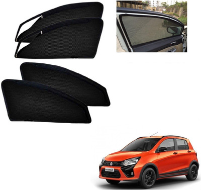 AuTO ADDiCT Side Window, Rear Window Sun Shade For Maruti Suzuki Celerio(Black)