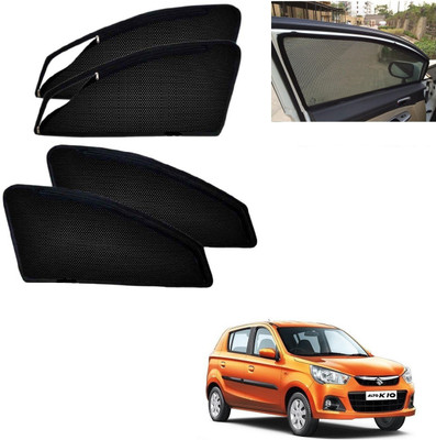 AuTO ADDiCT Side Window, Rear Window Sun Shade For Maruti Suzuki Alto K10(Black)