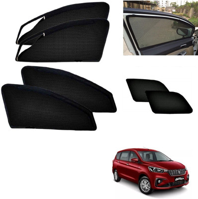 AuTO ADDiCT Side Window, Rear Window Sun Shade Ertiga(Black)