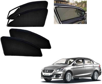 AuTO ADDiCT Side Window, Rear Window Sun Shade For Maruti Suzuki Ciaz(Black)
