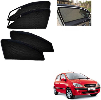 AuTO ADDiCT Side Window, Rear Window Sun Shade For Hyundai Getz(Black)